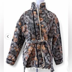 7 for all mankind Floral Quilted Jacket
